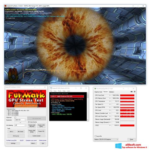 Screenshot FurMark untuk Windows 8