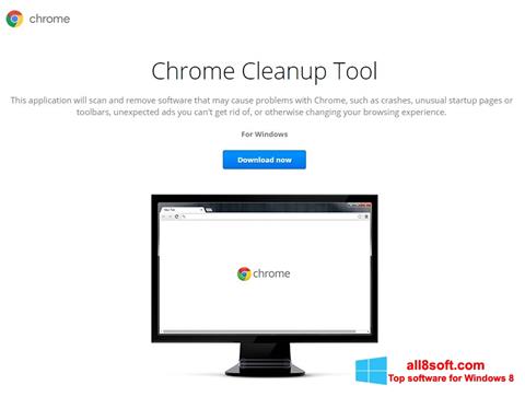 Screenshot Chrome Cleanup Tool untuk Windows 8