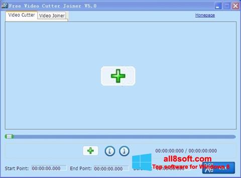 Screenshot Free Video Cutter untuk Windows 8