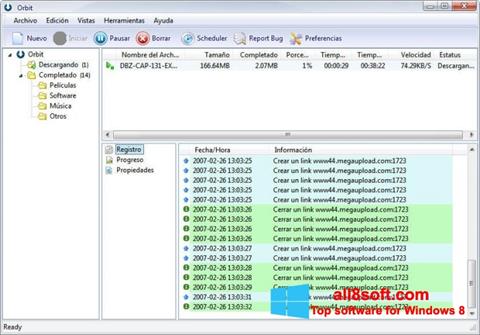 Screenshot Orbit Downloader untuk Windows 8
