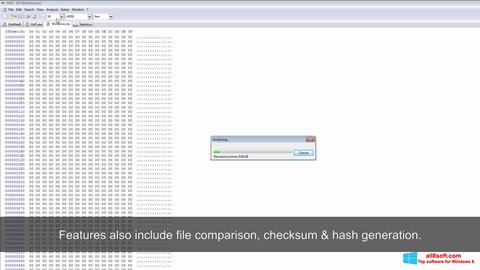 Screenshot Hex Editor untuk Windows 8