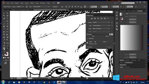 Screenshot Adobe Illustrator untuk Windows 8