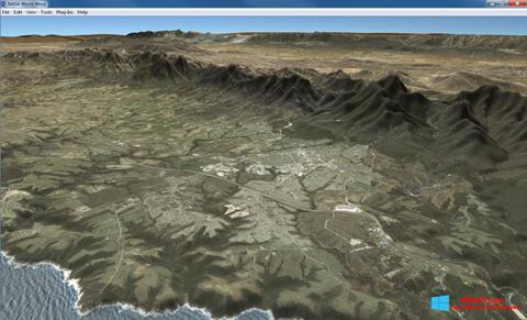 Screenshot NASA World Wind untuk Windows 8